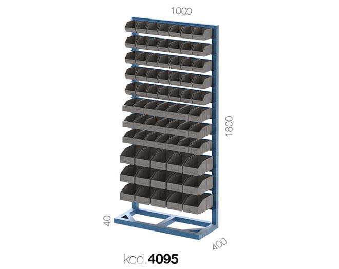 S 4095 avadanlik standi stacking bin stand