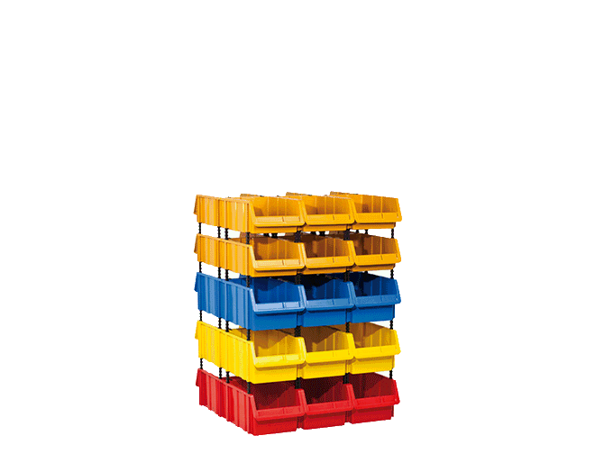 s st 1230 avadanlik seti plastic stacking bin stackable stroge shelf bins sets