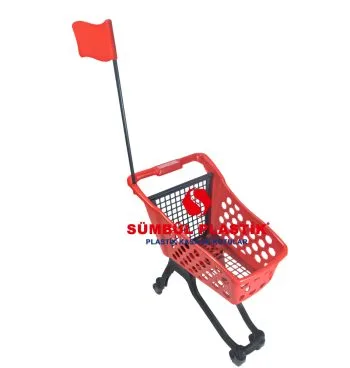 25 Lt Bayraklı Çocuk Alışveriş Arabası - Görsel 2