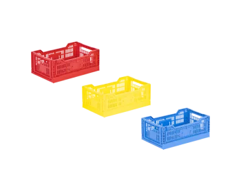 S-KTX-1701 Katlanır Delikli Plastik Kasa - Görsel 9