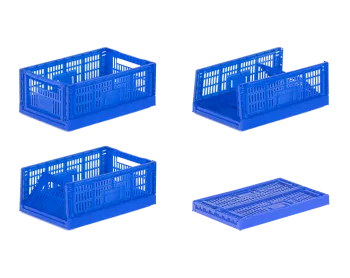 S-KTX-1701 Katlanır Delikli Plastik Kasa - Görsel 3