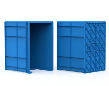 S-4645 AV ÖNÜ AÇIK KASA 400X600X450 - Görsel 4