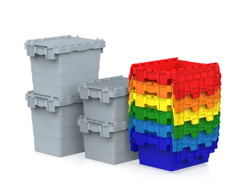 S-4321-MK Kapaklı Konik Plastik Kasa - Görsel 4