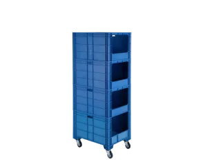 S-DL-8644 PLASTİK KASA VE TAŞIMA ARABALI STAND