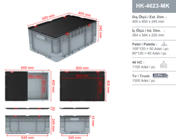 S-HK-4617-MK 400X600X184 OTOMOTİV KASASI - Görsel 5