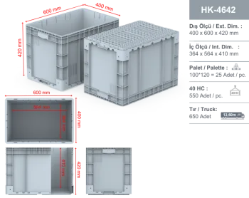 S-HK-4642 400X600X420 SANAYİ KASASI - Görsel 7