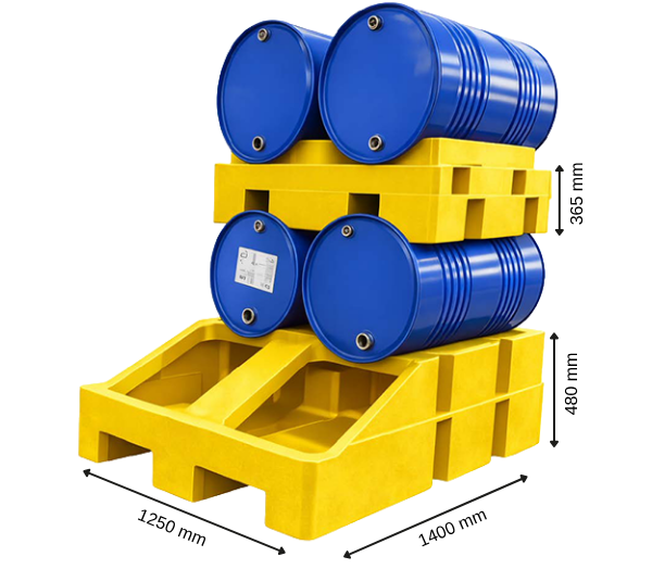 P-530-4Y Kimyasal Döküntü Paleti