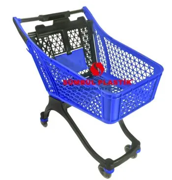 100 Lt Bebesetli Plastik Alışveriş Arabası - Görsel 2