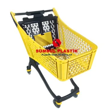 130 Lt Bebesetli Plastik Alışveriş Arabası - Görsel 3