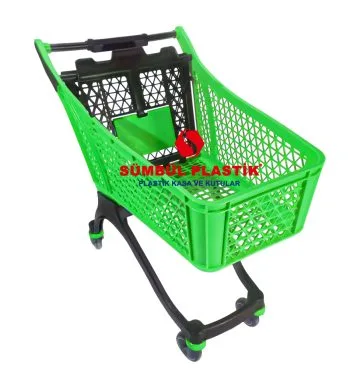130 Lt Bebesetli Plastik Alışveriş Arabası