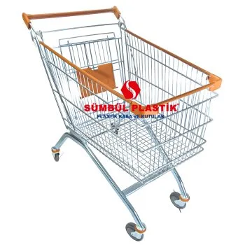 180 Lt Metal Market Arabası - Görsel 5