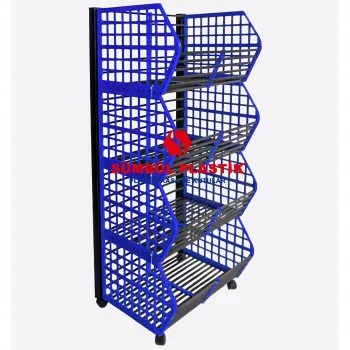 4 Katlı Plastik Aksiyon Sepeti - Görsel 2