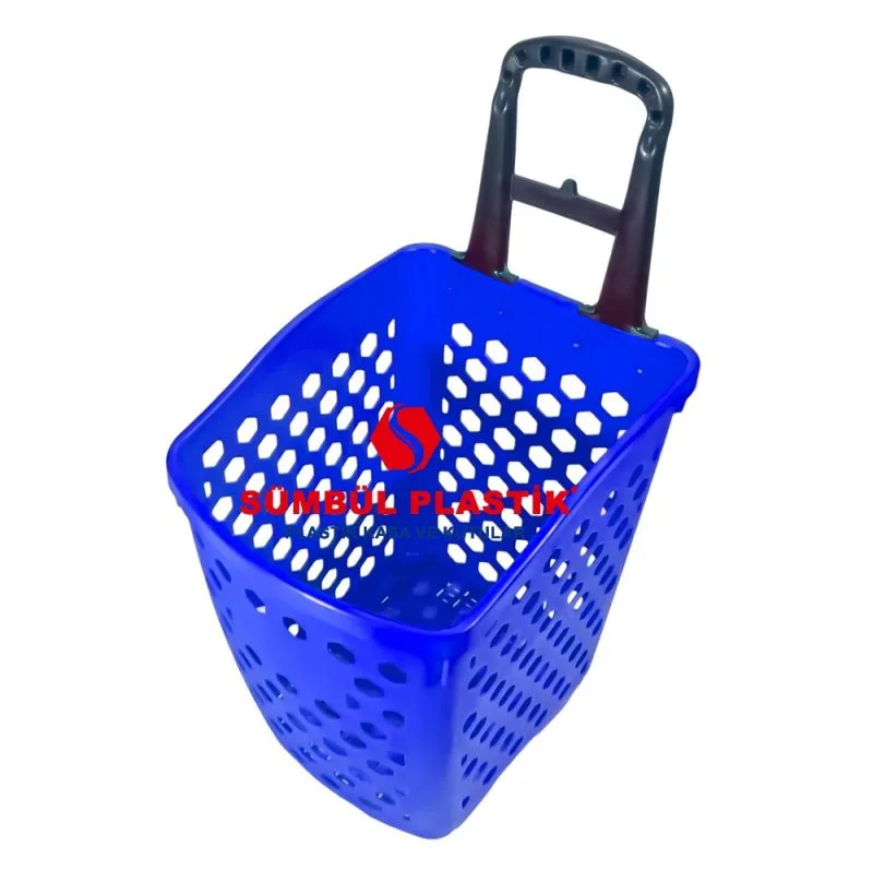80 Lt Tekerlekli Plastik El Sepeti - Görsel 5