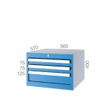 5041 – 3 ÇEKMECELİ DOLAP