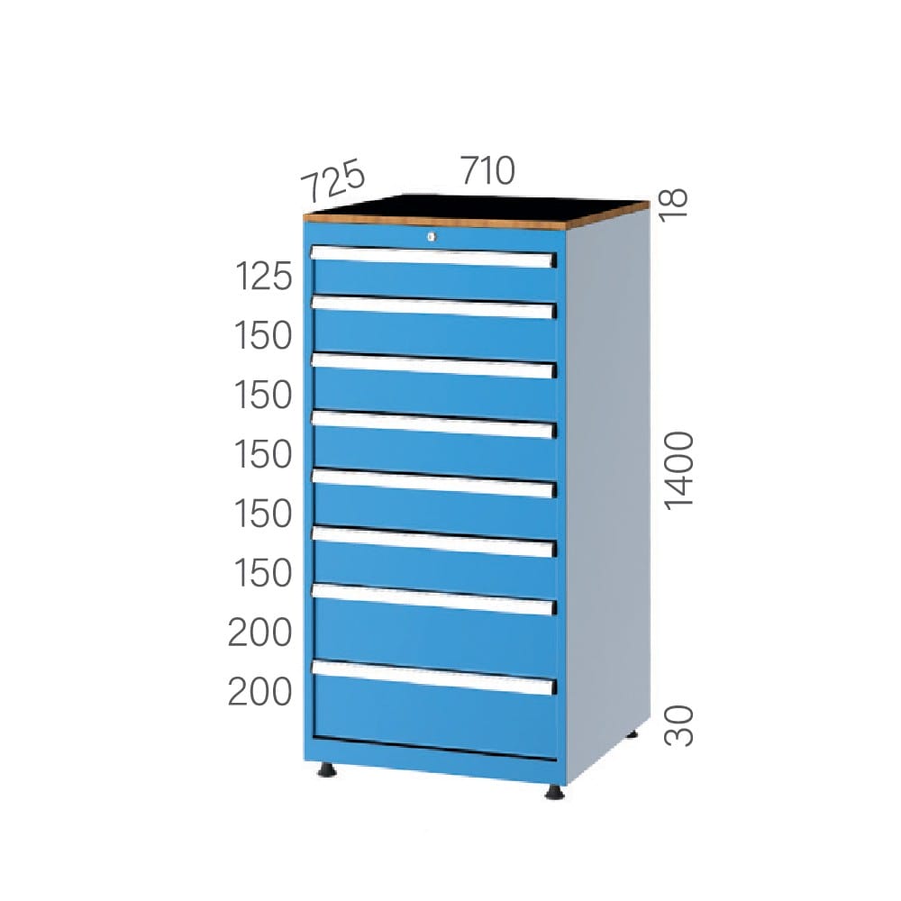cekmeceli-dolap-7402 7402 – 8 ÇEKMECELİ DOLAP - Görsel 1