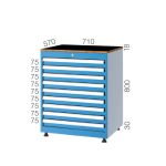 75081 – 9 ÇEKMECELİ DOLAP