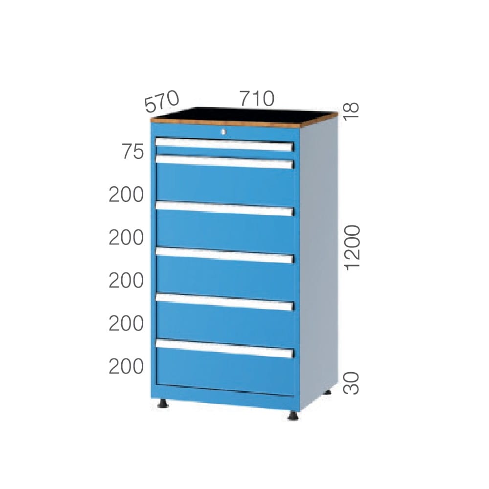 cekmeceli-dolap-75202 75202 – 6 ÇEKMECELİ DOLAP - Görsel 1