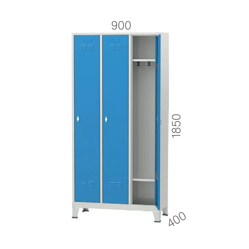 sumbul-plastik-6033-soyunma-dolabi 6033 Dar Tip Soyunma Dolabı 3 Kapılı - Görsel 1
