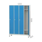 6034 Dar Tip Soyunma Dolabı 4 Kapılı