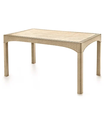 S-2587 90*150 Rattan Kapalı Masa - Görsel 2