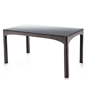 S-2589 Rattan Kapalı Camlı Masa (Temperli) - Görsel 4