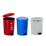 S-4219 Pedallı Yuvarlak Çöp Kovası 40 Lt