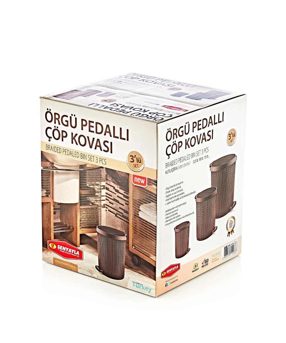 sumbul-plastik-s-4236-orgu-pedalli-yuvarlak-cop-kovasi-seti S-4236 Örgü Pedallı Yuvarlak Çöp Kovası Seti - Görsel 1