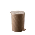 S-4238 Hasır Pedallı Yuvarlak Çöp Kovası 3,5 Lt