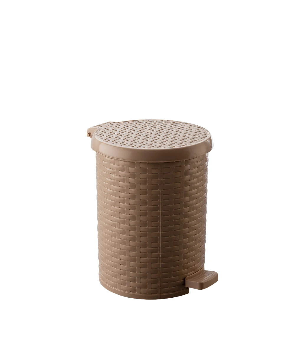sumbul-plastik-s-4238-hasir-pedalli-yuvarlak-cop-kovasi-3-5-lt S-4238 Hasır Pedallı Yuvarlak Çöp Kovası 3,5 Lt - Görsel 1