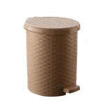 S-4240 Hasır Pedallı Yuvarlak Çöp Kovası 15 Lt