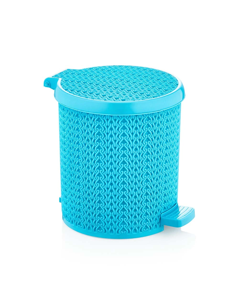 sumbul-plastik-s-4244-orgu-pedalli-yuvarlak-cop-kovasi-15-lt S-4244 Örgü Pedallı Yuvarlak Çöp Kovası 15 Lt - Görsel 1