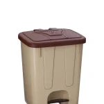 S-4255 Köşeli pedallı Çöp 40 Lt (İç Kovasız)