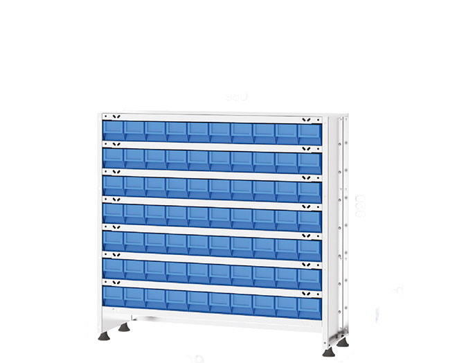 391-309-plastik-raf-set.jpg 391-309 Plastik Raf Kutulu Stant - Görsel 1