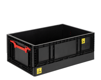 KX-4622 ESD Antistatik Katlanır Plastik Kasa