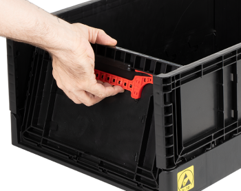 KX-4629 ESD Antistatik Katlanır Plastik Kasa - Görsel 5