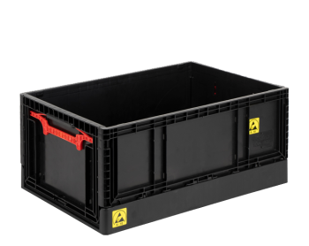 KX-4629 ESD Antistatik Katlanır Plastik Kasa