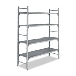 S.60617-18 Düz Tablalı Polipropilen Raf 6175 × 600 × 1800 mm