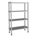 S.D.3.3676-18-4-D 4 Katlı Delikli Raf 360 × 760 × 1800 mm