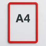 A4 Çerçeve+İç Cep