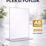 A5 T Tipi Pleksi Föylük