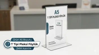 A5 T Tipi Pleksi Föylük - Görsel 2