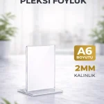 A6 T Tipi Pleksi Föylük