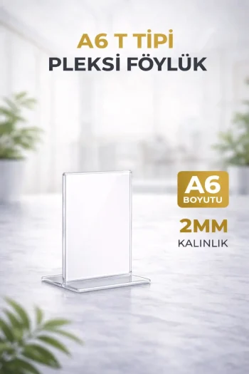 A6 T Tipi Pleksi Föylük