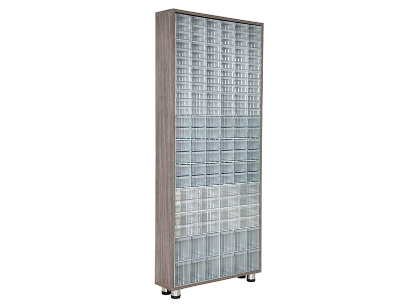 s-tsd-120-6s-cekmeceli-tek-yonlu-ahsap-dolap-9c2032 S-TSD-120-6S Çekmeceli Tek Yönlü Ahşap Dolap - Görsel 1