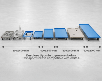S-YM-6080 Metal Kasa Taşıyıcı Dolly - Görsel 4